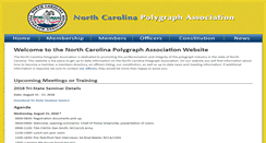 Desktop Screenshot of northcarolinapolygraphassociation.org