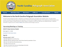 Tablet Screenshot of northcarolinapolygraphassociation.org